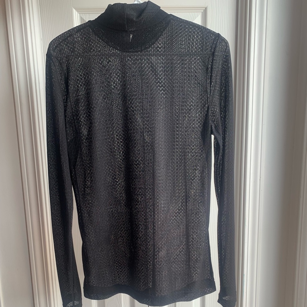 Turtle neck see through Medium